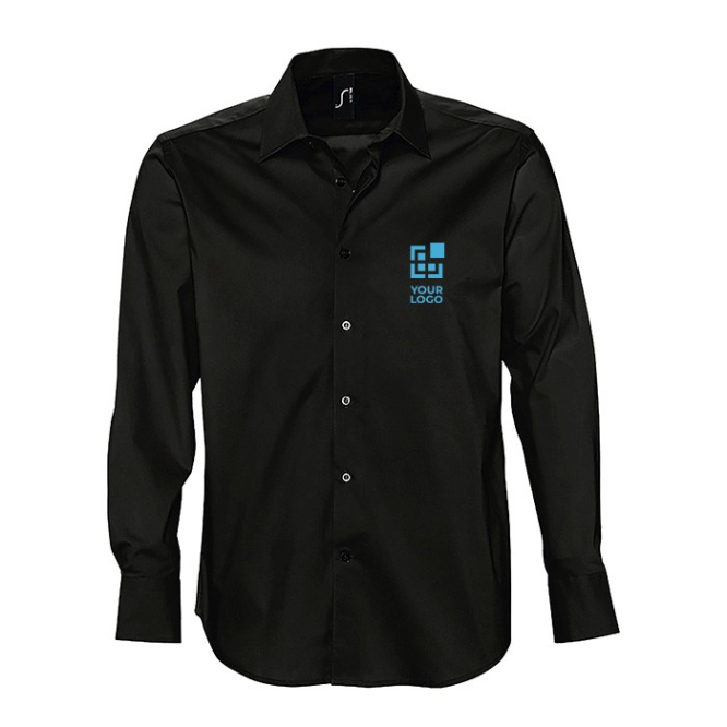Camisa de algodão e elastano para homem 140 g/m2 SOL'S Brighton