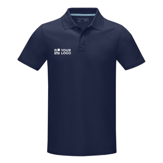 Polo algodão orgânico GOTS de homem 180 g/m2 Elevate NXT