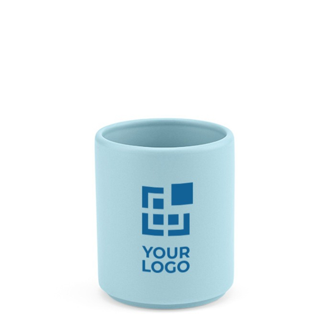 Caneca de cerâmica com acabamento elegante fosco sem alças 60ml