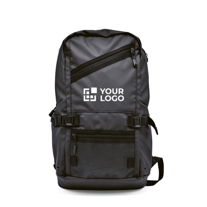 Mochila em RPET com capa para portátil e capacidade de 18L