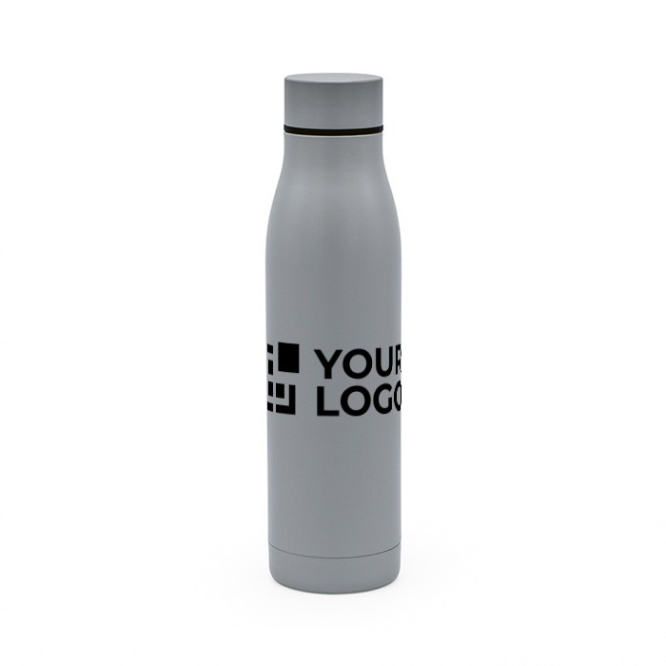 Garrafa de aço inoxidável reciclado com função térmica 600ml