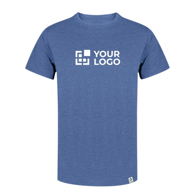 T-shirt de algodão reciclado e RPET em cores básicas 150 g/m2 vista principal