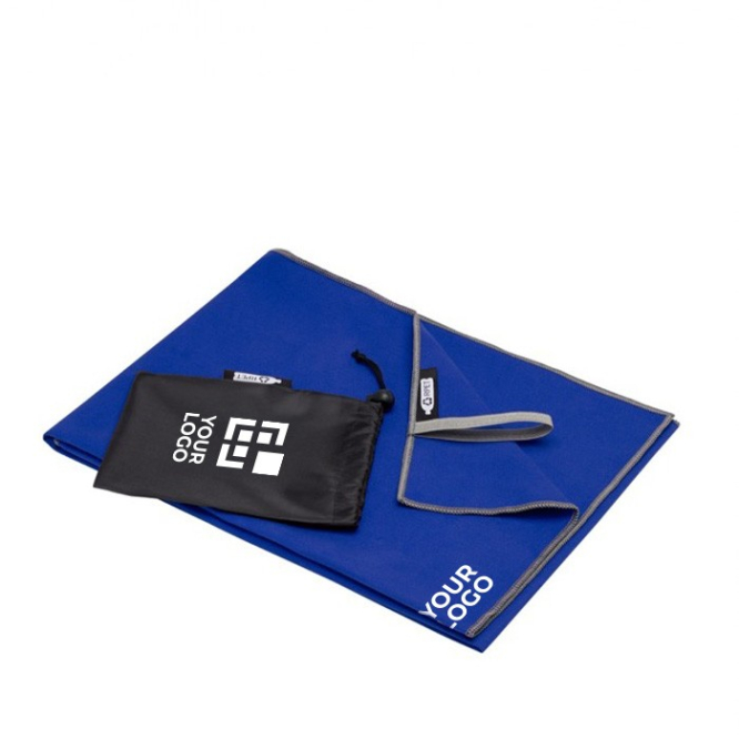 Toalha para ginástica ultra leve de poliéster e nylon 200 g/m2