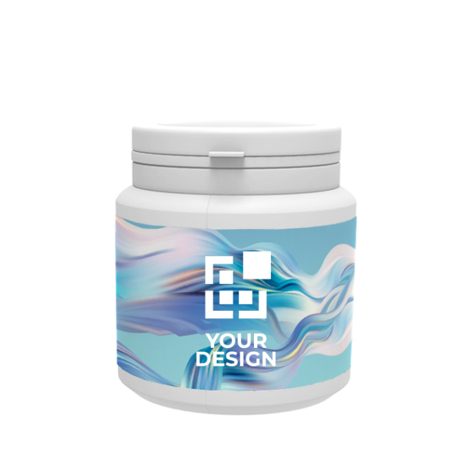 Caixa com 75 pastilhas elásticas sem açúcar Mentos Gum Mint 138 g