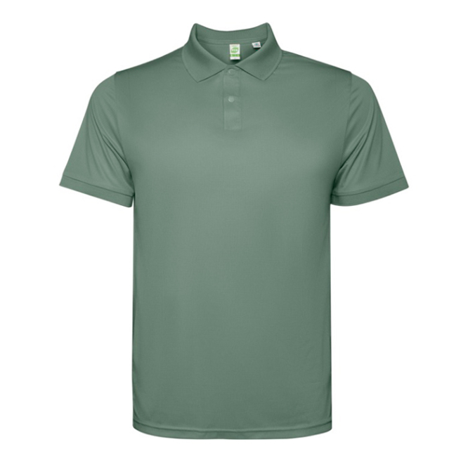 Polo técnico de manga curta, poliéster reciclado 125 g/m2 Roly Direct Tormo 