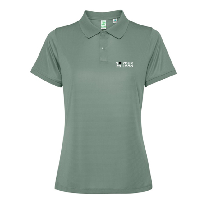 Polo técnico de poliéster reciclado para mulher 125 g/m2 Roly Direct Tormo 