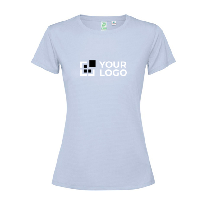 T-shirt técnica de poliéster reciclado para mulher 125 g/m2 Roly Direct Estoril 
