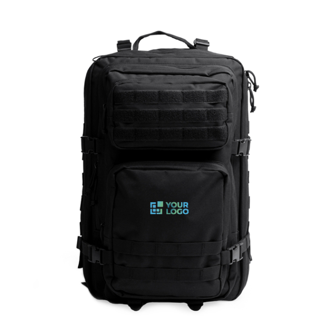 Mochila desportiva de crossfit de poliéster com bolso antirroubo