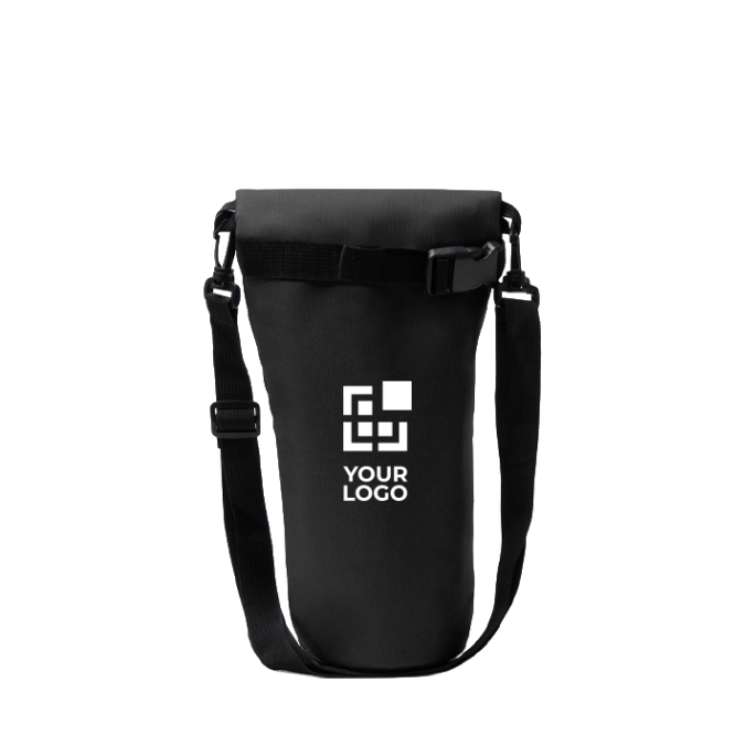 Saco térmico para garrafa com alça a tiracolo e fecho de correr 1 L