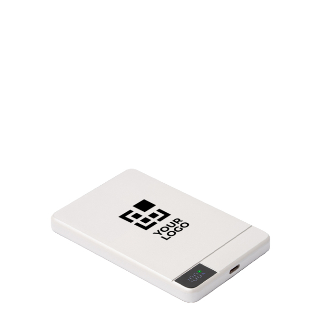 Powerbank magnético em alumínio reciclado com carregamento rápido 5.000 mAh