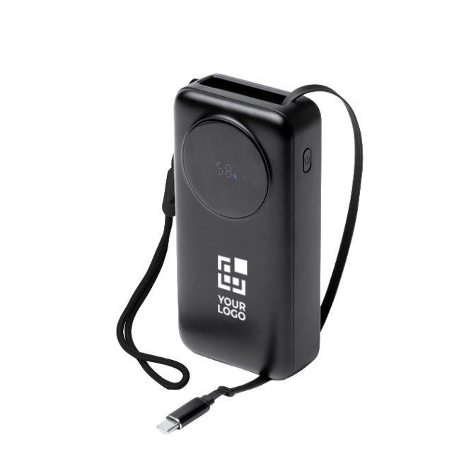 Powerbank com ecrã LED e carregamento rápido 22,5W 20.000 mAh
