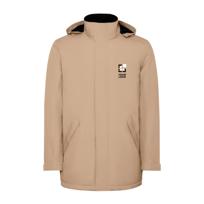 Parka de poliéster reciclado impermeável 400 g/m2 Roly Direct America 
