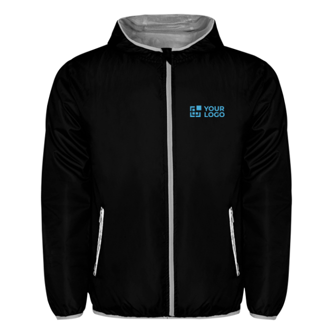 Corta-vento capuz bolso trás dobrável 60 g/m2 Roly Direct Angelo 