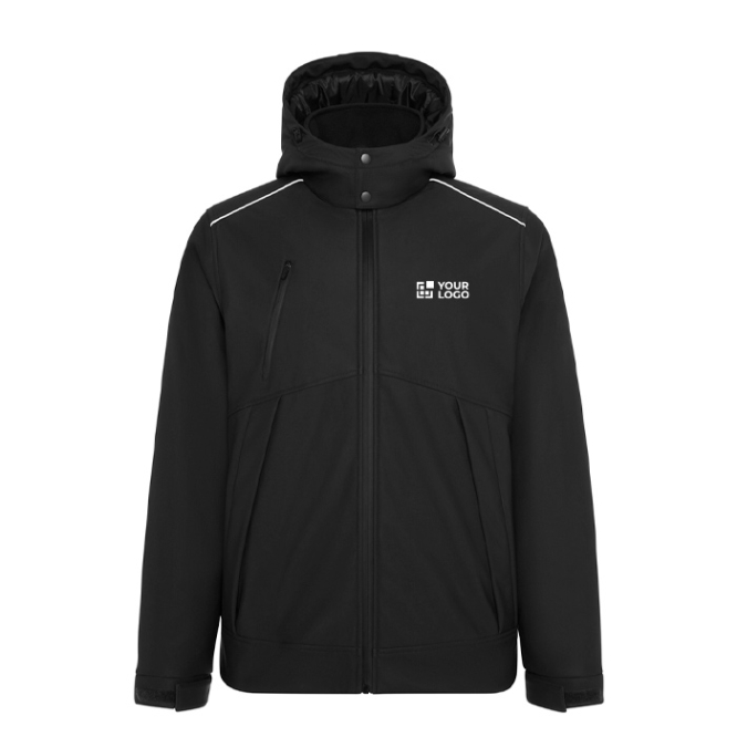 Parka térmica desportiva acolchoada com detalhes refletivos Roly Emin