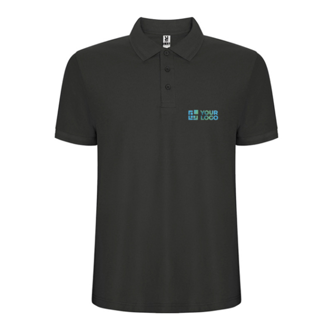 Polo de manga curta de malha piqué 220 g/m2 Roly Direct Pegaso Premium 
