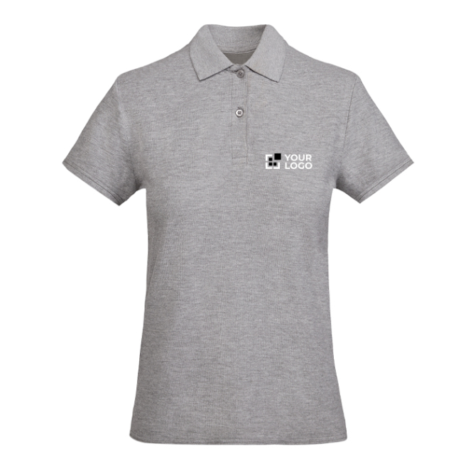 Polo de algodão orgânico para mulher 210 g/m2 Roly Direct Prince 