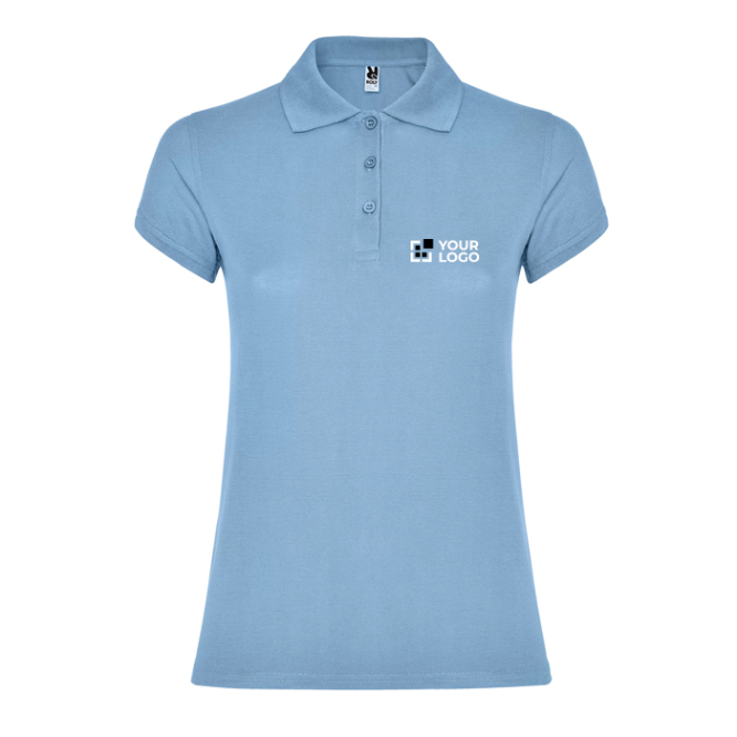 Polo de algodão de malha piqué para mulher 200 g/m2 Roly Direct Star 