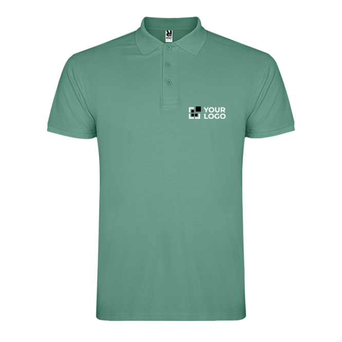 Polo de algodão de malha piqué para homem 200 g/m2 Roly Direct Star 