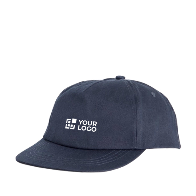 Boné de 5 painéis com faixa interior antissuor 165 g/m2