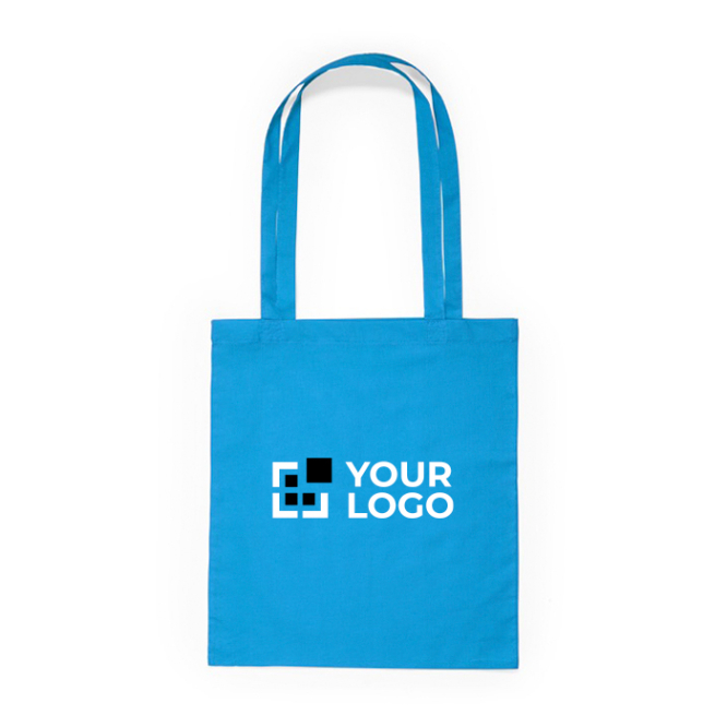 Saco de tecido de algodão com asa comprida em várias cores