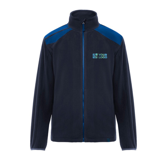 Casaco polar de trabalho de poliéster, cores combinadas 220 g/m2 Roly Terrano 