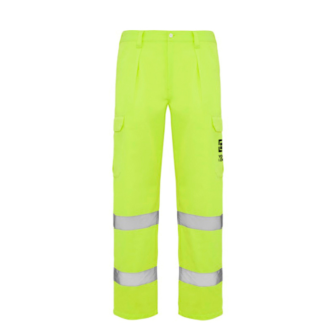 Calças de trabalho de alta visibilidade 235 g/m2 Roly Alfa 