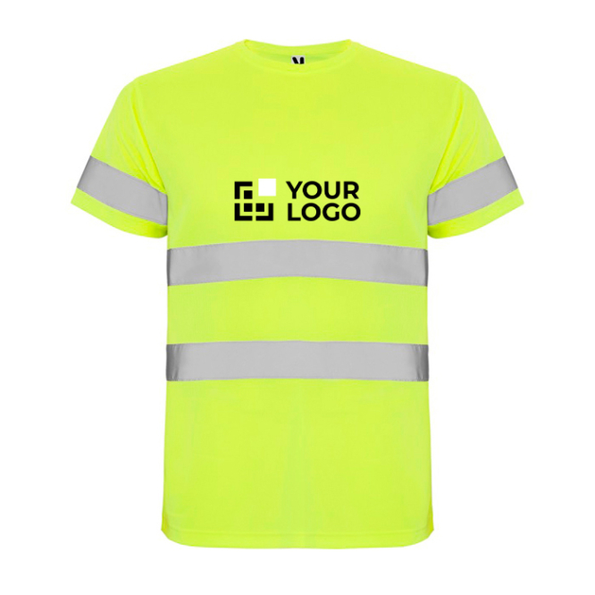 T-shirt técnica de trabalho de alta visibilidade 130 g/m2 Roly Delta 