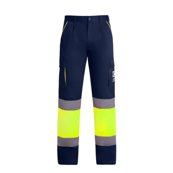 Calças de trabalho, multibolsos, visibilidade 235 g/m2 Roly Enix 