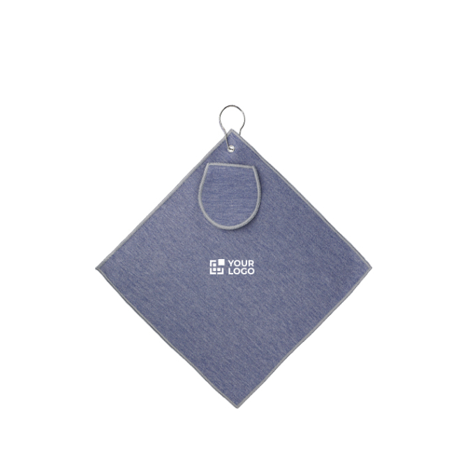 Toalha de RPET especial para golfe com bolso para uma bola