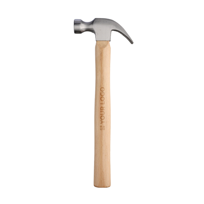 Martelo com corpo de madeira de faia e cabeça de aço