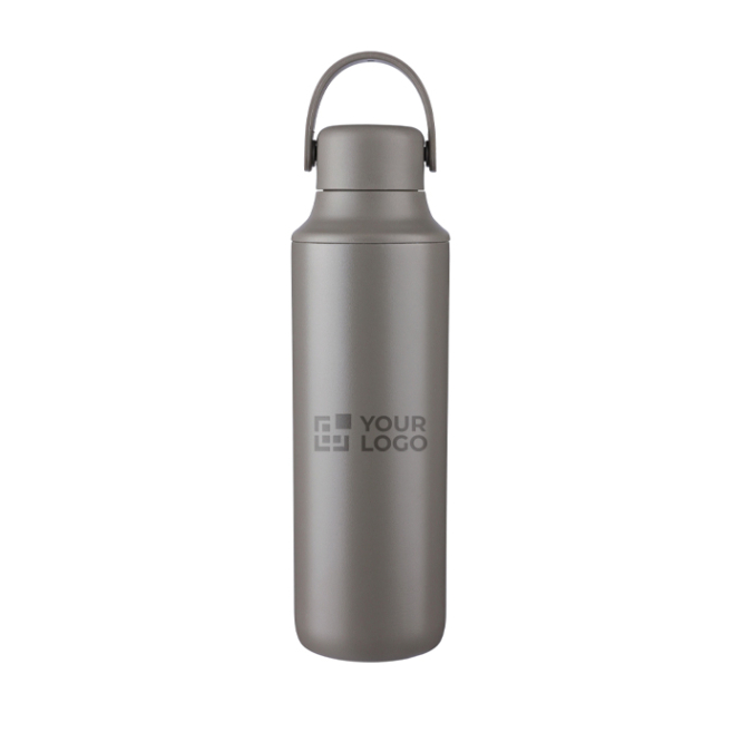 Garrafa de aço inoxidável com dois tipos de tampa 500ml
