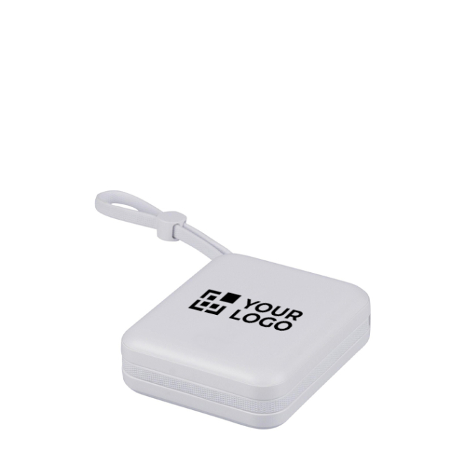 Powerbank de plástico com carga rápida e ecrã LED 10 000 mAh