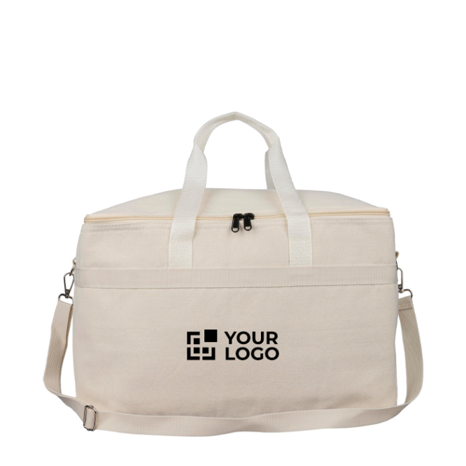 Saco térmico com fole e asas duplas reguláveis com capacidade de 23 L