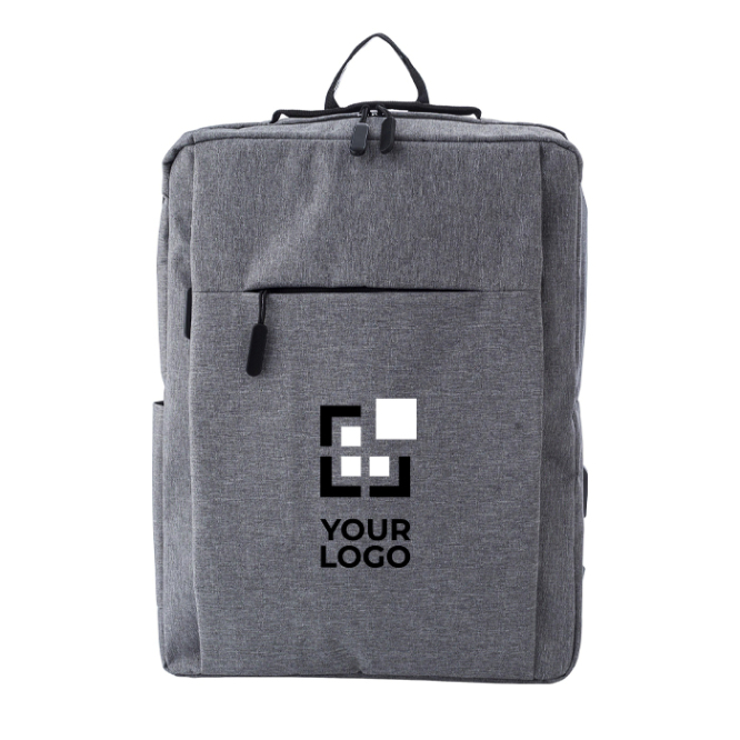 Mochila executiva de poliéster para portátil com USB 15'' Activewear