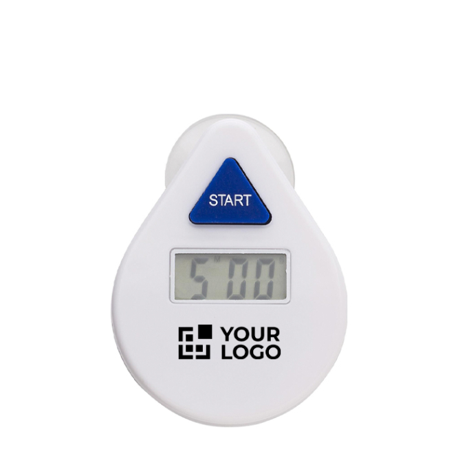 Temporizador de duche de 5 minutos com ventosa para publicidade