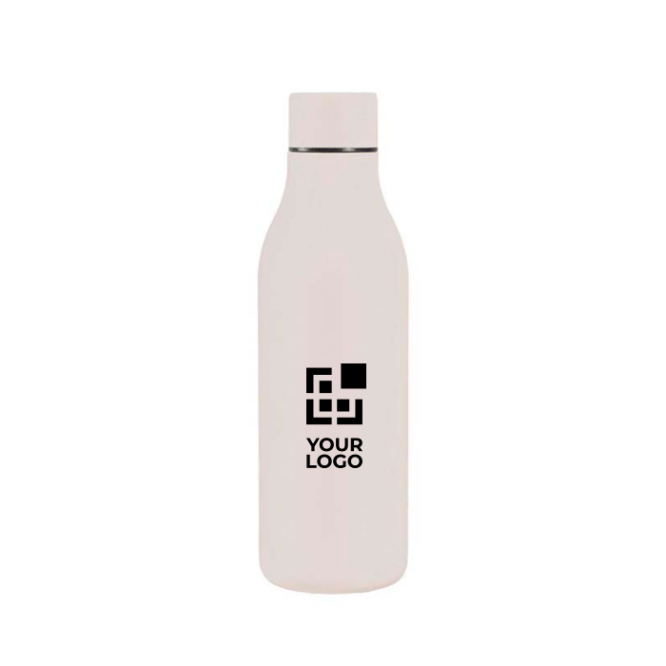 Garrafa de aço inoxidável de parede dupla com tampa a condizer 500 ml
