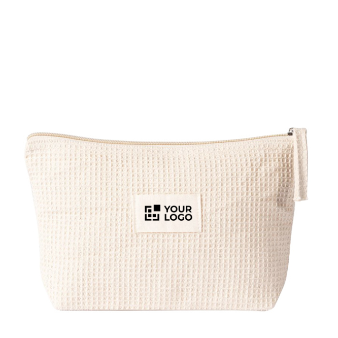 Necessaire de algodão com etiqueta a condizer para marcação 310 g/m²