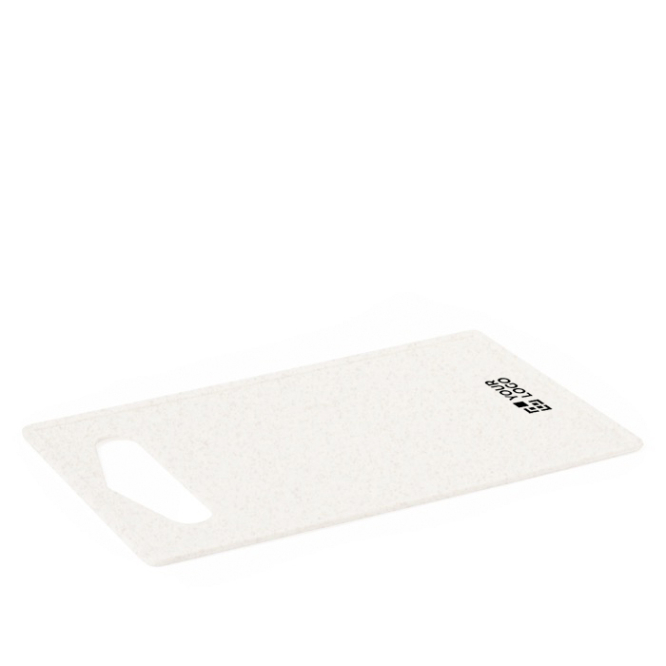 Tábua de cortar cor natural com alça firme para fácil aderência