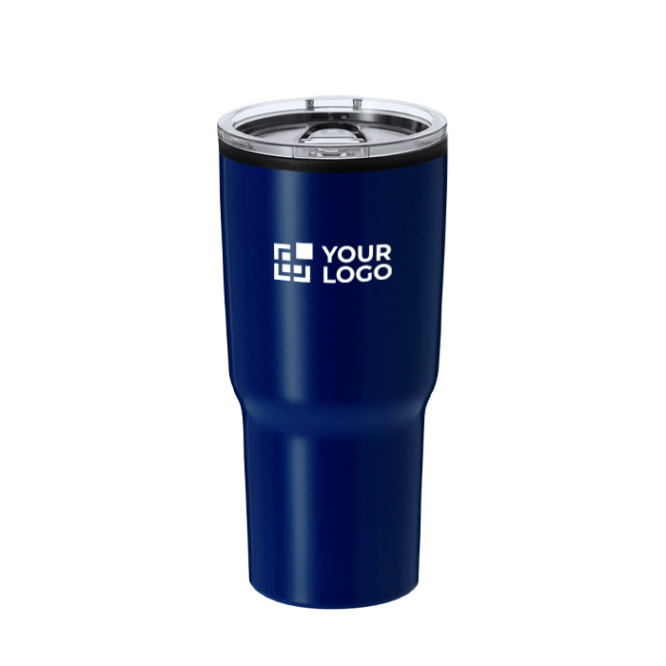 Copo de aço inoxidável de parede dupla e doseador 580 ml