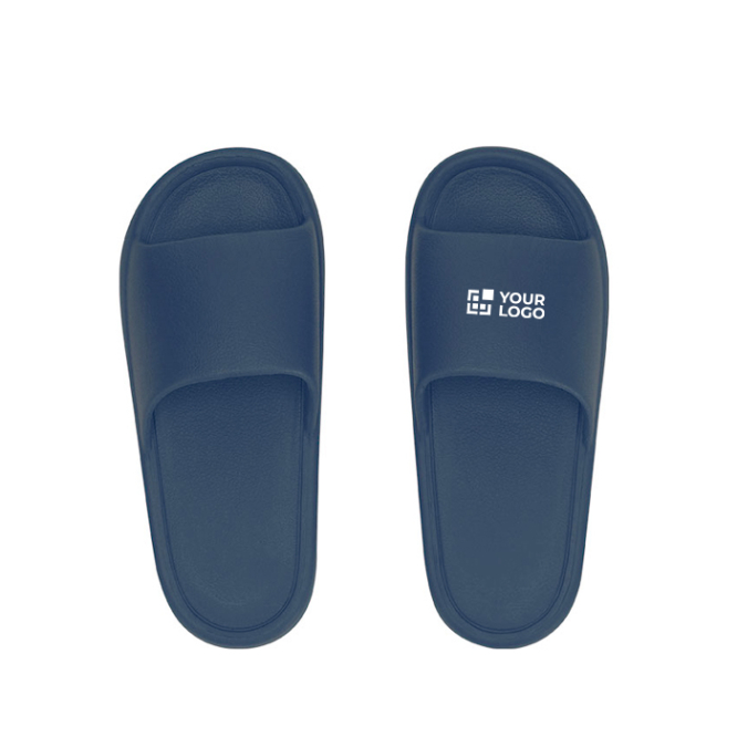 Chinelos de dedo flexíveis com tira grossa no peito do pé 