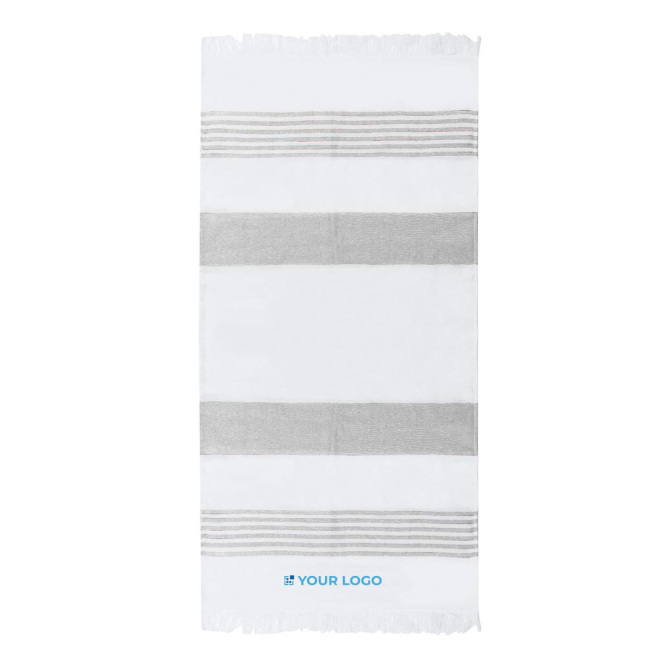 Toalha SEAQUAL de algodão e poliéster reciclado 300 g/m2 70 x 140 cm