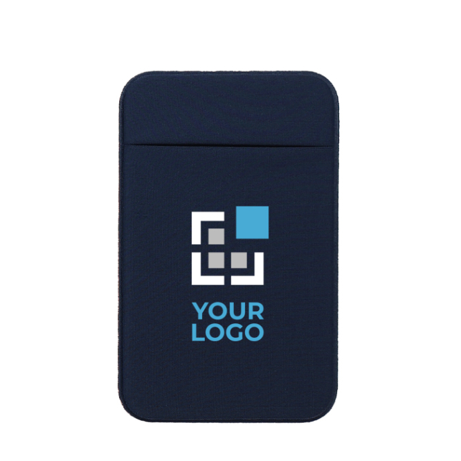 Porta-cartões adesivo para telemóvel, material elástico personalizável