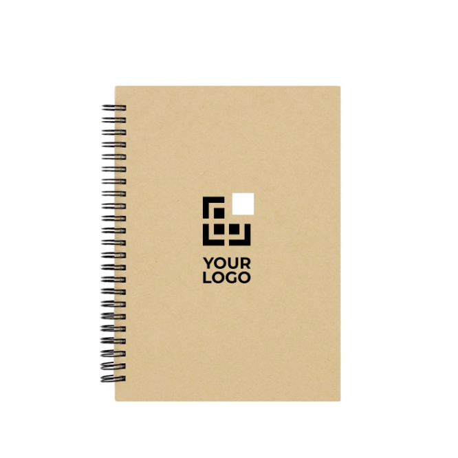 Caderno de folhas pautadas com planificador mensal em inglês incluído