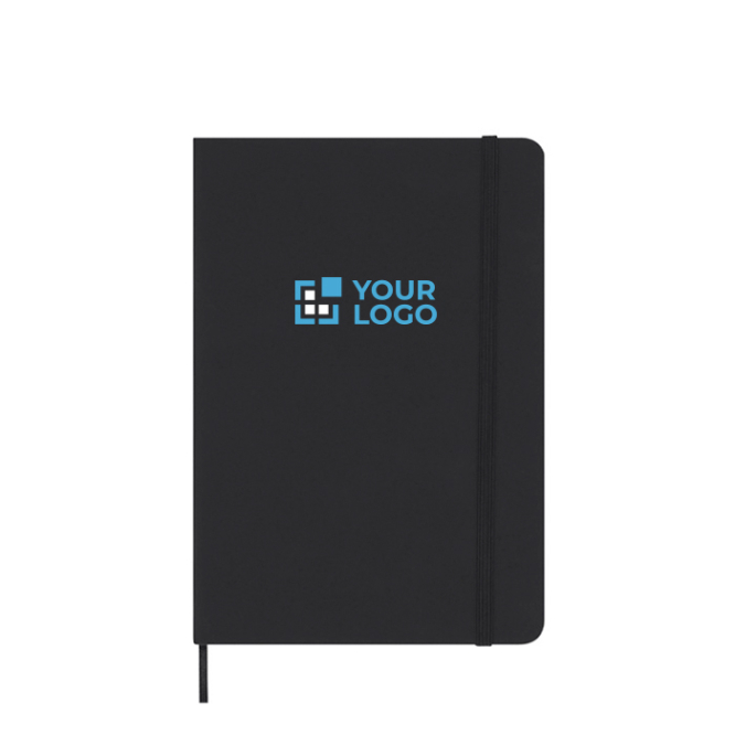 Caderno de folhas lisas com planificador mensal em inglês incluído