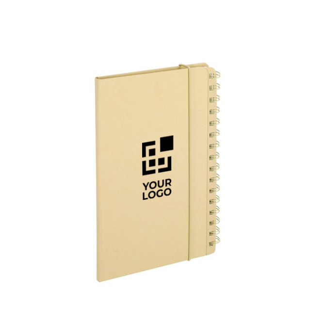 Caderno com planificador semanal dobrável e bloco de notas A5