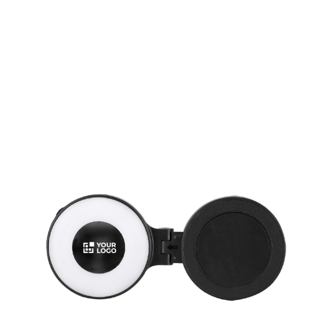 Anel de luz LED com fixação magnética ao telemóvel ou computador