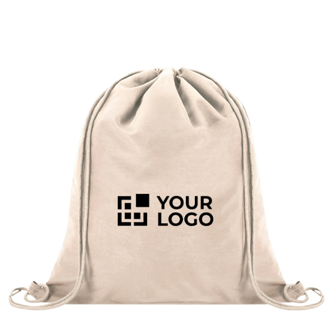 Mochila de cordão de soft nylon para personalizar 135 g/m²