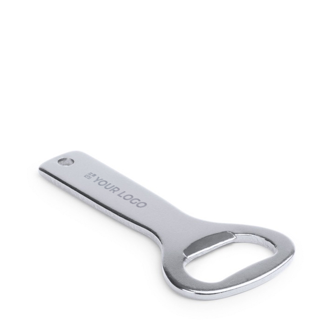 Abre-garrafas de alumínio colorido com buraco para pendurar