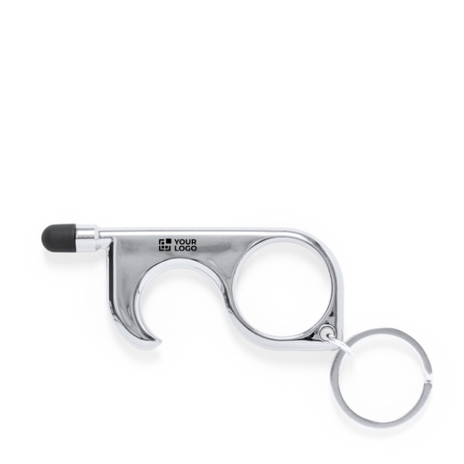 Porta-chaves higiénico com ponteira touch vista principal