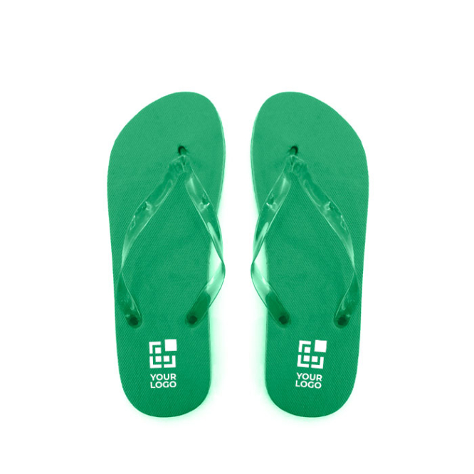 Havaianas com logo e sola de EVA e tiras transparentes Pool 